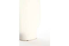 Vaas deco 22,5x8x27 cm TROVO keramiek wit