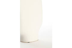 Vase deco 23x9,5x40,5 cm TROVO ceramics white