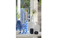 Vase deco 23x9,5x40,5 cm TROVO ceramics white