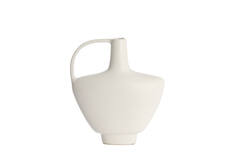 Vase deco 32x12x37 cm OZZERO ceramics white
