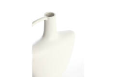 Vase deco 32x12x37 cm OZZERO ceramics white