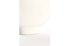 Vase deco 32x12x37 cm OZZERO ceramics white