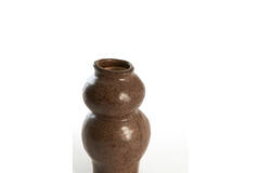 Vase deco Ø10,5x19,5 cm ROGANO ceramics dark brown