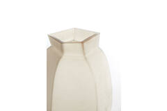 Vaas 26,5x25,5x27 cm VELIKO glas licht bruin
