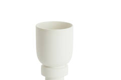Vase deco Ø16x25,5 cm ROSSIO matt white