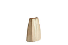 Vase deco 19,5x11,5x27 cm CHIADO shiny beige