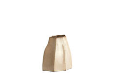 Vase deco 25,5x22x27 cm CHIADO shiny beige