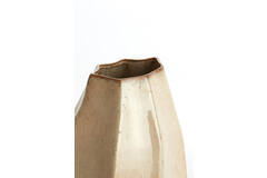 Vase deco 25,5x22x27 cm CHIADO shiny beige