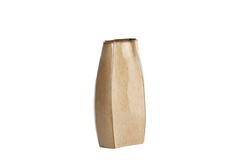 Vasija adorno 19,5x11x34,5 cm CHIADO beige brillante