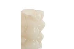 Vaas Ø15x24,5 cm CEREA glas melk crème