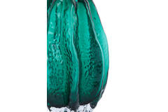 Vaas Ø12x20 cm ZINA glas donker groen