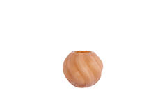 Vase Ø18,5x16 cm ZENIA glass caramel
