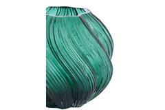 Vase Ø18,5x16 cm ZENIA glass dark green