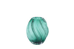 Vase Ø18x21,5 cm ZENIA glass dark green