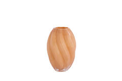 Vaas Ø18,5x27 cm ZENIA glas karamel