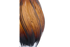 Vase Ø18,5x27 cm ZENIA glass dark brown