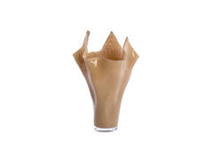 Vaas Ø31x46 cm AIORA glas melk beige