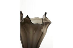 Vase Ø42x53 cm AIORA glass dark grey