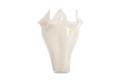 Vase Ø42x53 cm AIORA glass milky cream