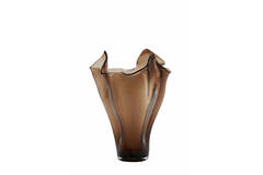 Vase Ø42x53 cm AIORA glass dark brown