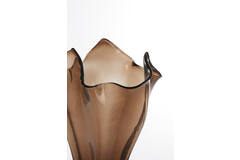 Vase Ø42x53 cm AIORA glass dark brown
