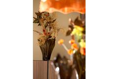 Vase Ø42x53 cm AIORA glass dark brown