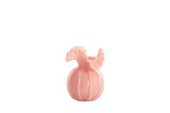Vase Ø12x17 cm XEREA glass light pink