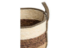 Mand S/3 Ø23x17+Ø28x20+Ø33x23 cm KINSALE nat-d br-wt
