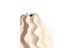 Vase deco Ø22x26 cm NELANI ceramics matt cream
