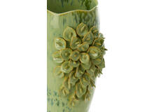 Vase deco 23x19x35,5 cm AMIATA ceramics mint green