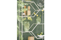 Vase deco 23x19x35,5 cm AMIATA ceramics mint green