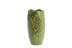 Vase deco 31,5x27x50 cm AMIATA ceramics mint green