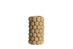 Vase deco Ø19x32,5 cm SEA URCHIN sand