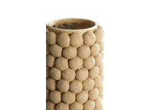 Vase deco Ø25x40 cm SEA URCHIN sand