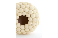Vase deco Ø40x23,5 cm SEA URCHIN cream