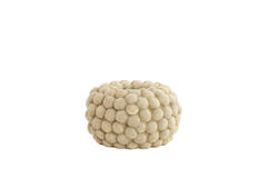 Vase deco Ø40x23,5 cm SEA URCHIN sand