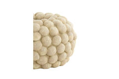 Vase deco Ø40x23,5 cm SEA URCHIN sand