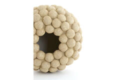 Vase deco Ø40x23,5 cm SEA URCHIN sand