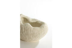 Vaas deco 34x28x21 cm DENISA crème