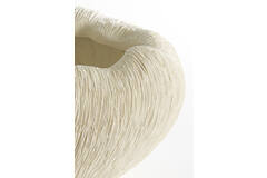 Vaas deco 34x28x21 cm DENISA crème