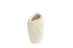 Vaas deco 21,5x20,5x36,5 cm DENISA crème