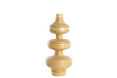 Vase deco Ø26x52 cm CAMELEA bamboo natural