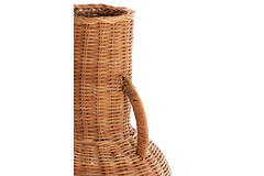 Vaas deco Ø25x35 cm NARINO rotan bruin