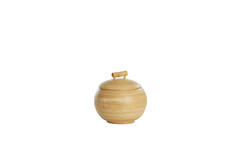 Pot deco Ø16x15 cm MACEO bamboe naturel