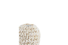 Vase deco Ø12,5x11,5 cm SHELL cream