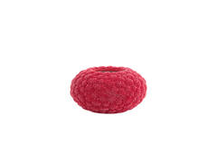 Vase deco Ø47,5x25,5 cm CORAL red