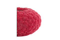 Vase deco Ø47,5x25,5 cm CORAL red