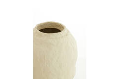 Vaas deco Ø45x60 cm LEANO mat beige