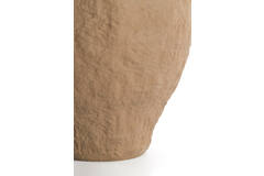 Vase deco Ø45x50 cm PANTOJA matt dark brown