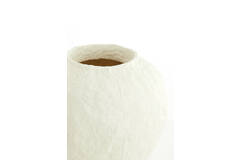 Vaas deco Ø45x50 cm PANTOJA mat crème